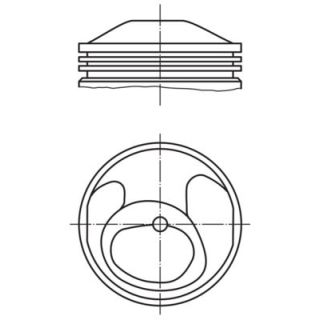 Stūmoklis MAHLE 503 81 00