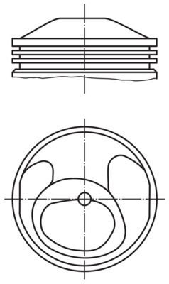 Stūmoklis MAHLE 503 81 00