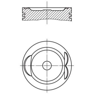 Stūmoklis MAHLE 627 33 00