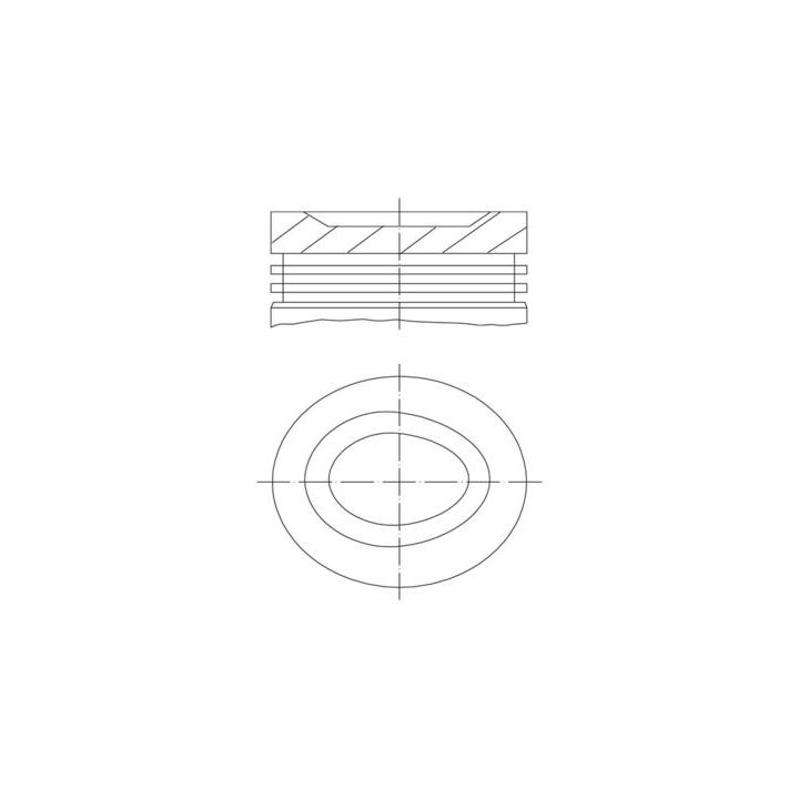 Stūmoklis MAHLE 681 08 02