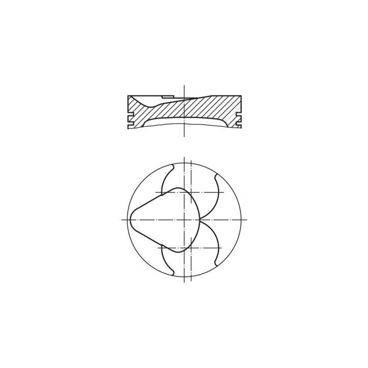 Stūmoklis MAHLE 681 19 01