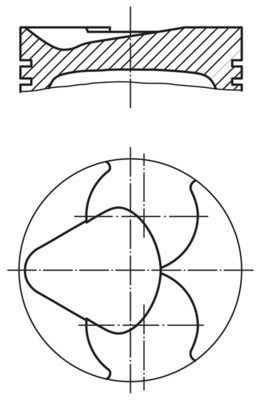 Stūmoklis MAHLE 681 19 01