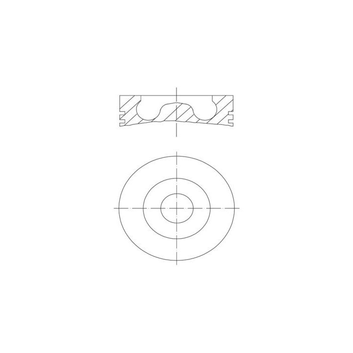 Stūmoklis MAHLE 681 PI 00107 001