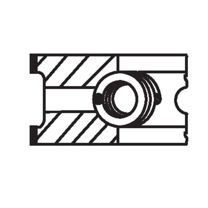 Stūmoklio žiedų komplektas MAHLE 007 20 V0