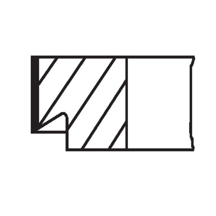 Stūmoklio žiedų komplektas MAHLE 007 28 N2