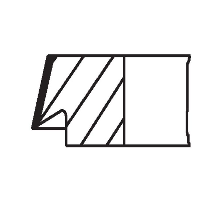 Stūmoklio žiedų komplektas MAHLE 008 56 N0