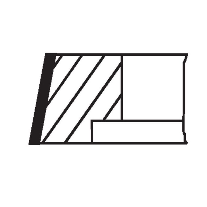 Stūmoklio žiedų komplektas MAHLE 008 77 N1