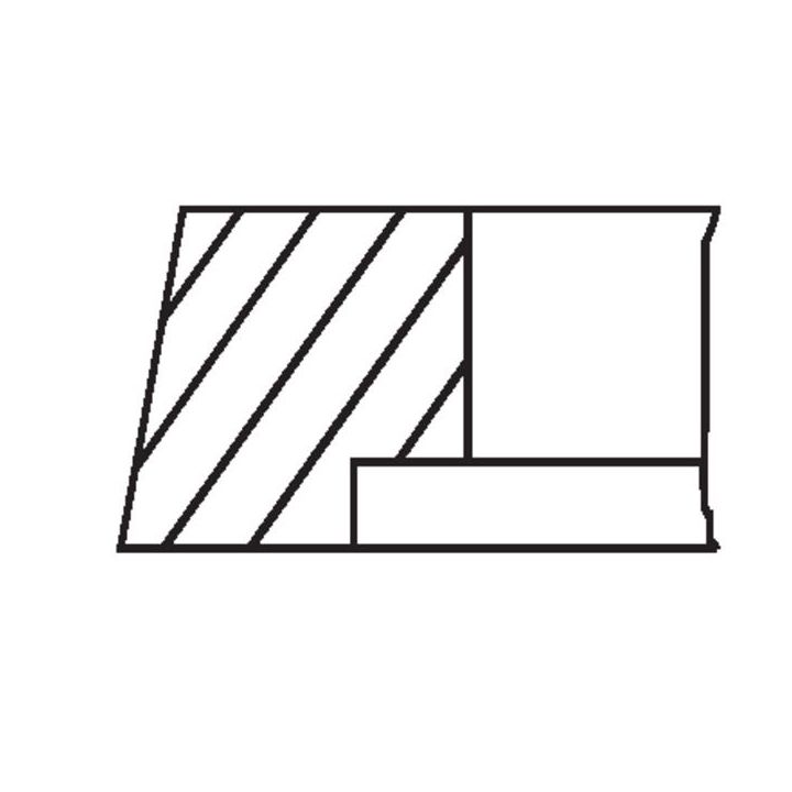 Stūmoklio žiedų komplektas MAHLE 009 13 V0