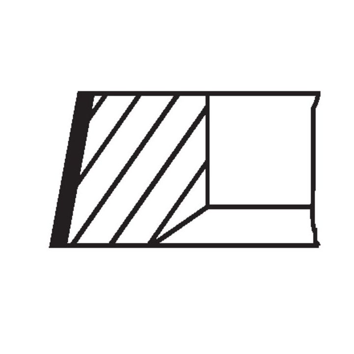 Stūmoklio žiedų komplektas MAHLE 010 21 N0