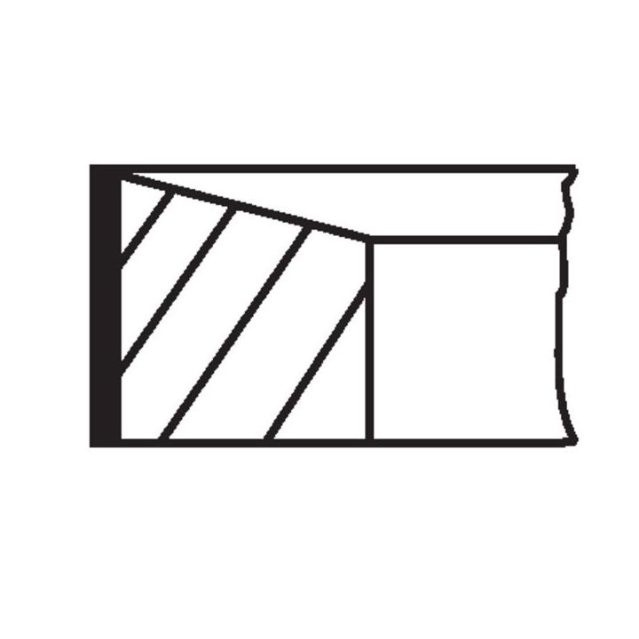 Stūmoklio žiedų komplektas MAHLE 022 13 N1