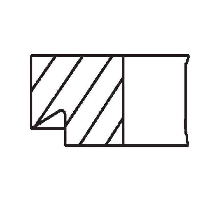 Stūmoklio žiedų komplektas MAHLE 039 02 V0