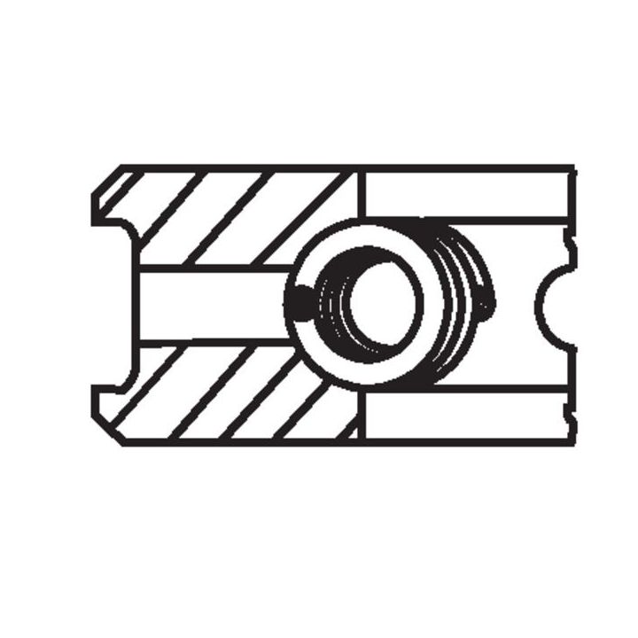 Stūmoklio žiedų komplektas MAHLE 039 43 V0