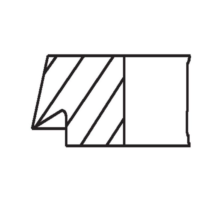 Stūmoklio žiedų komplektas MAHLE 039 91 N0