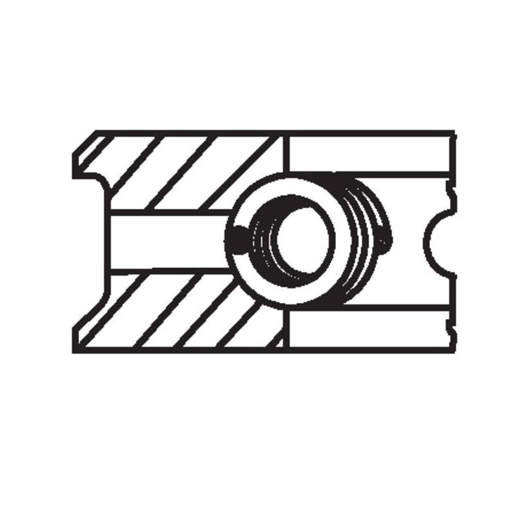 Stūmoklio žiedų komplektas MAHLE 503 80 N0