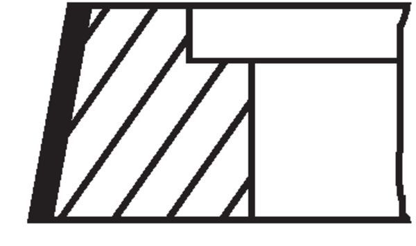 Stūmoklio žiedų komplektas MAHLE 503 86 N1