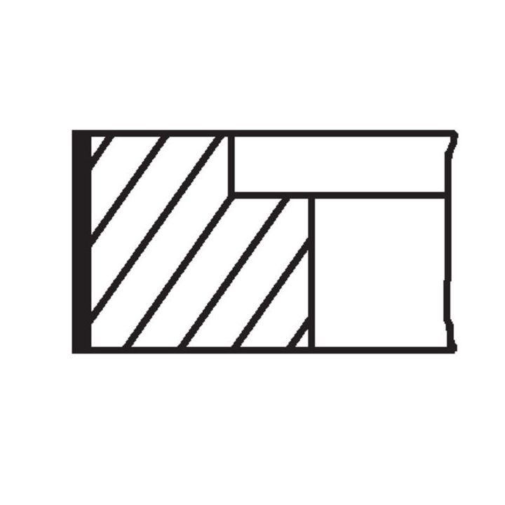 Stūmoklio žiedų komplektas MAHLE 503 90 N1