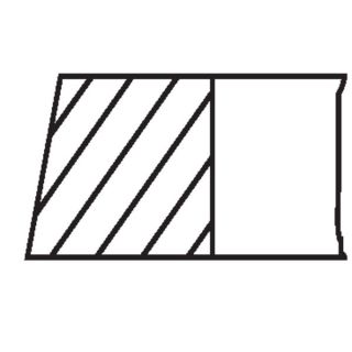 Stūmoklio žiedų komplektas MAHLE 503 98 N0