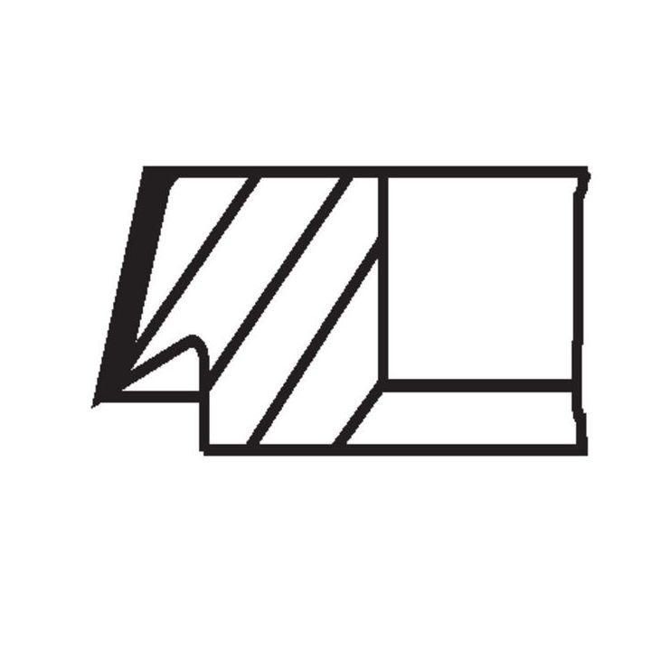 Stūmoklio žiedų komplektas MAHLE 681 RS 00106 0N0