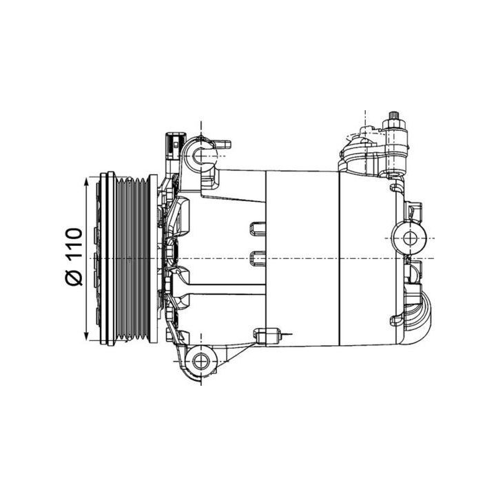 Kompresorius, oro kondicionierius MAHLE ACP 1357 000P