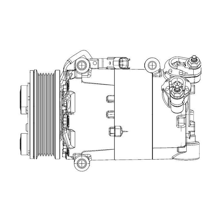 Kompresorius, oro kondicionierius MAHLE ACP 1364 000P