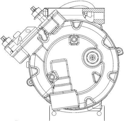 Kompresorius, oro kondicionierius MAHLE ACP 1364 000P
