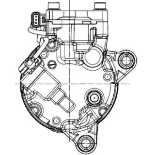 Kompresorius, oro kondicionierius MAHLE ACP 599 000P