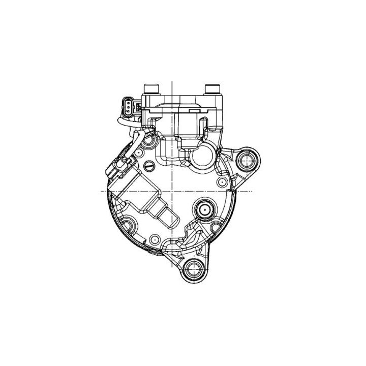 Kompresorius, oro kondicionierius MAHLE ACP 599 000P