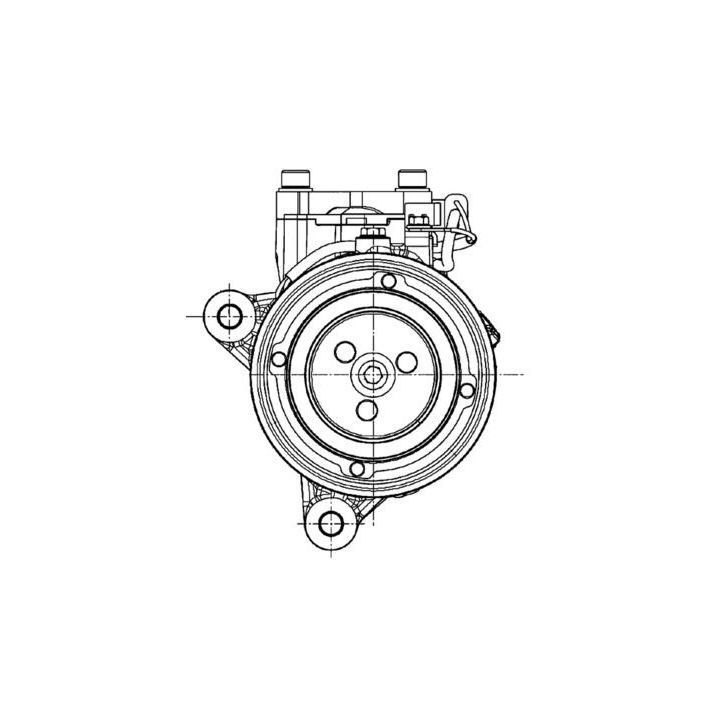 Kompresorius, oro kondicionierius MAHLE ACP 599 000P