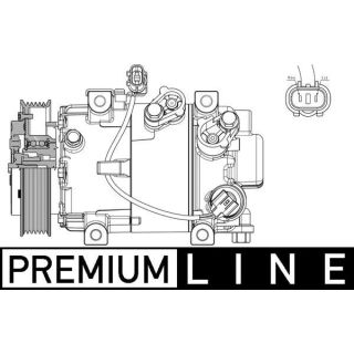 Kompresorius, oro kondicionierius MAHLE ACP 628 000P