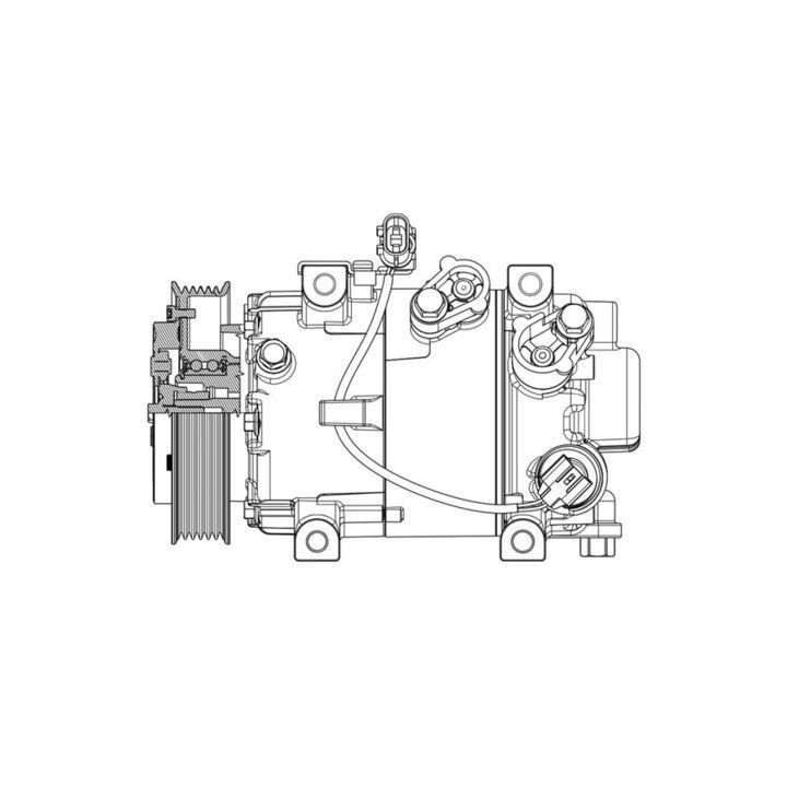Kompresorius, oro kondicionierius MAHLE ACP 628 000P