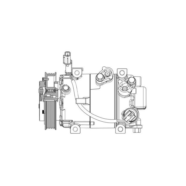 Kompresorius, oro kondicionierius MAHLE ACP 629 000P