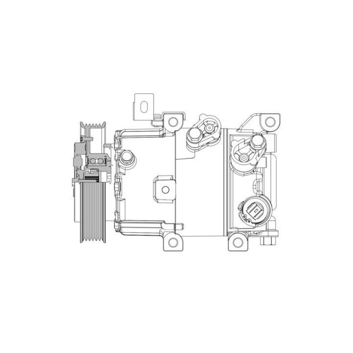 Kompresorius, oro kondicionierius MAHLE ACP 630 000P
