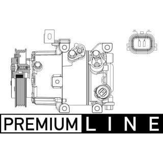 Kompresorius, oro kondicionierius MAHLE ACP 631 000P