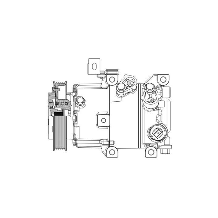 Kompresorius, oro kondicionierius MAHLE ACP 631 000P