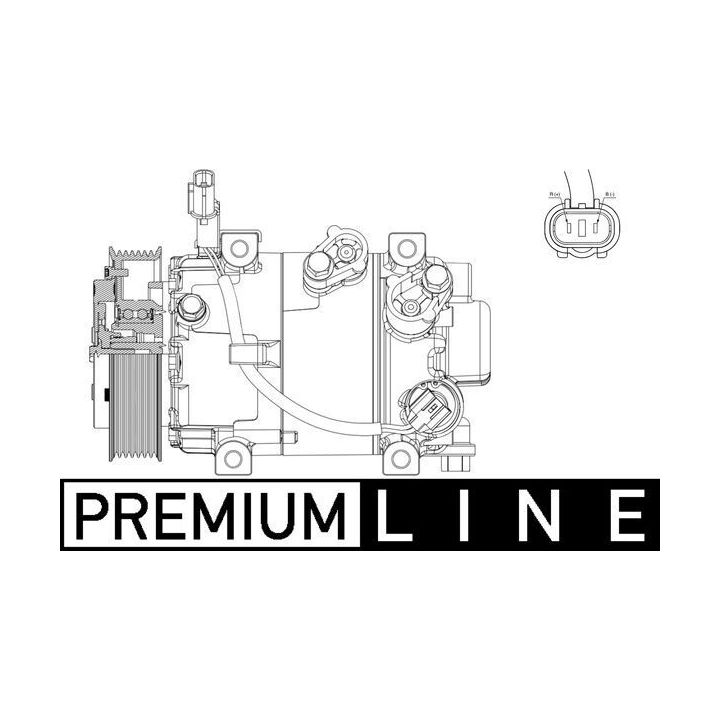 Kompresorius, oro kondicionierius MAHLE ACP 632 000P