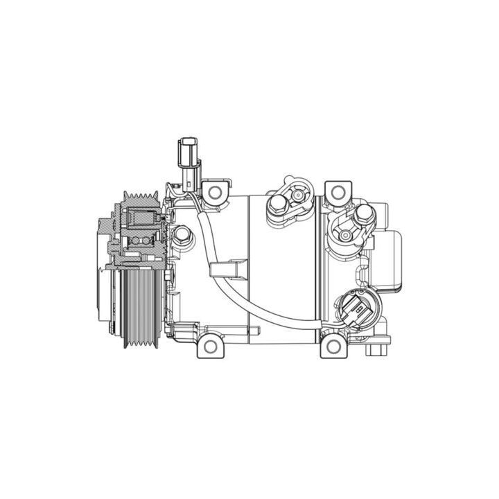 Kompresorius, oro kondicionierius MAHLE ACP 633 000P