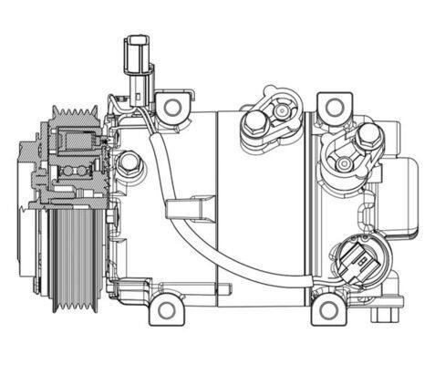 Kompresorius, oro kondicionierius MAHLE ACP 633 000P