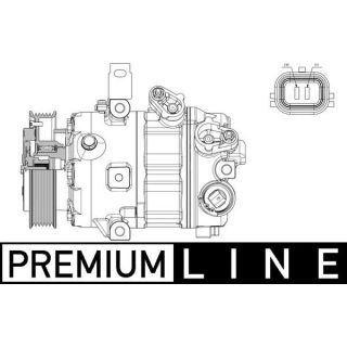 Kompresorius, oro kondicionierius MAHLE ACP 634 000P