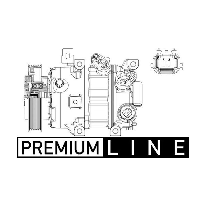 Kompresorius, oro kondicionierius MAHLE ACP 635 000P