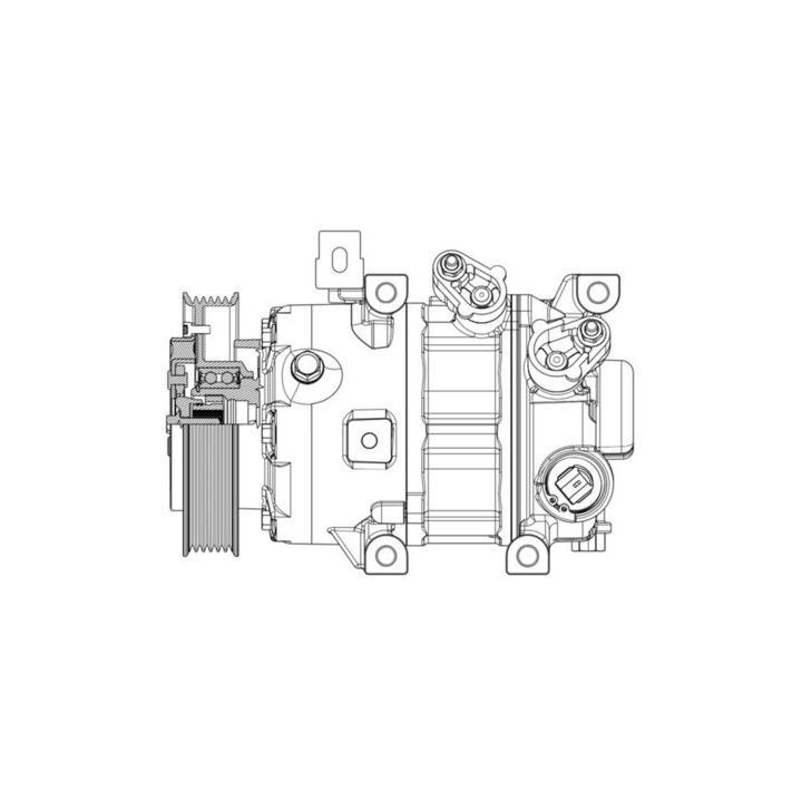Kompresorius, oro kondicionierius MAHLE ACP 635 000P