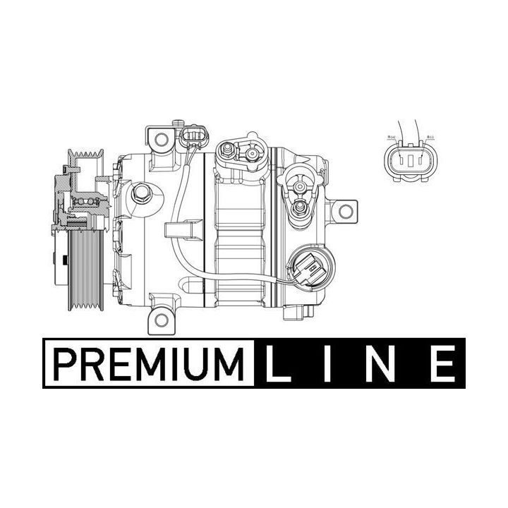 Kompresorius, oro kondicionierius MAHLE ACP 637 000P