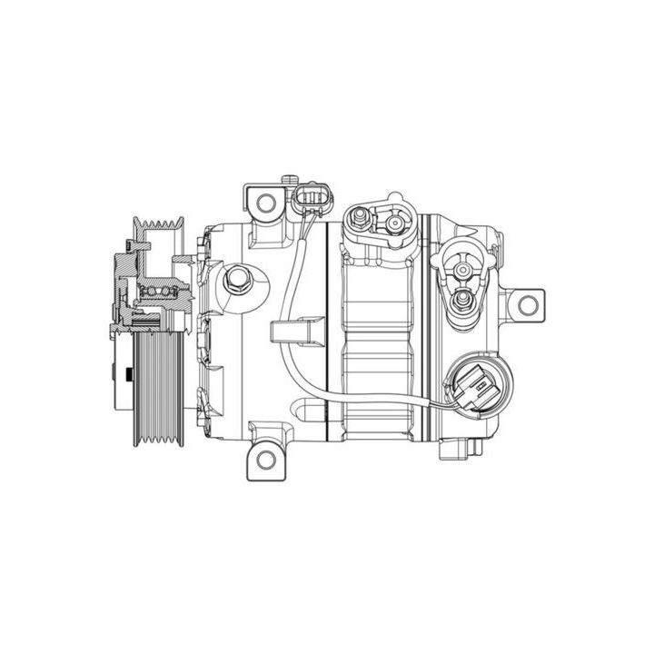 Kompresorius, oro kondicionierius MAHLE ACP 637 000P