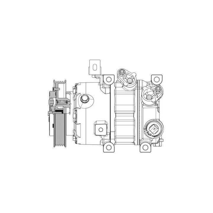 Kompresorius, oro kondicionierius MAHLE ACP 638 000P