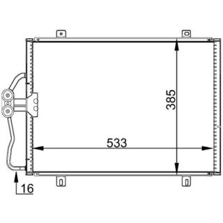Kondensatorius, oro kondicionierius MAHLE AC 176 000S