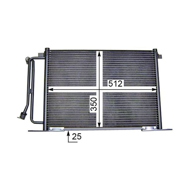 Kondensatorius, oro kondicionierius MAHLE AC 183 000S