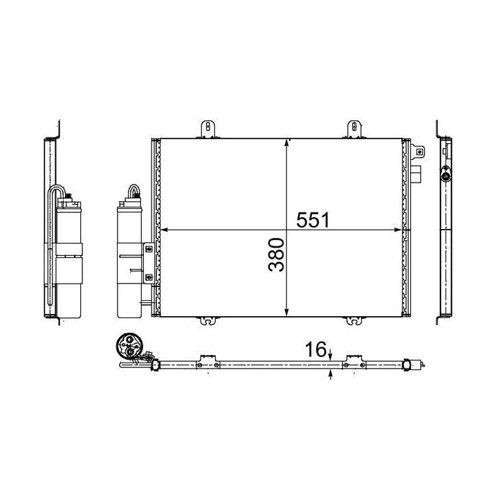 Kondensatorius, oro kondicionierius MAHLE AC 221 000S