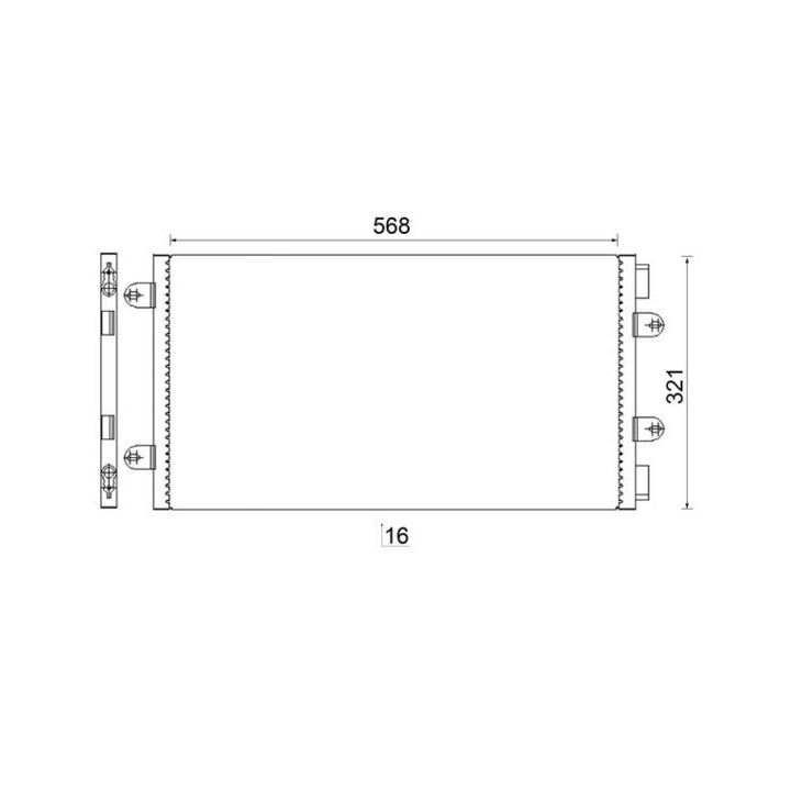 Kondensatorius, oro kondicionierius MAHLE AC 236 000S