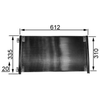 Kondensatorius, oro kondicionierius MAHLE AC 237 000S