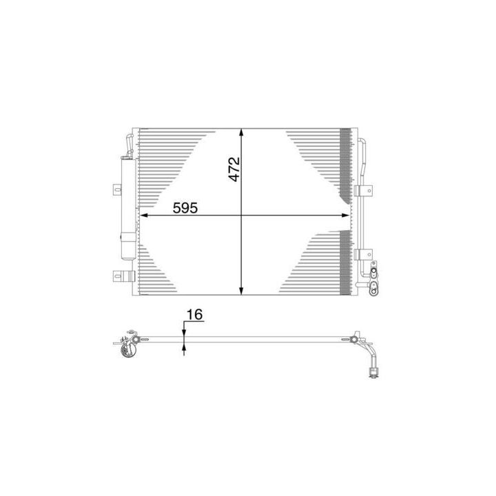 Kondensatorius, oro kondicionierius MAHLE AC 273 000S