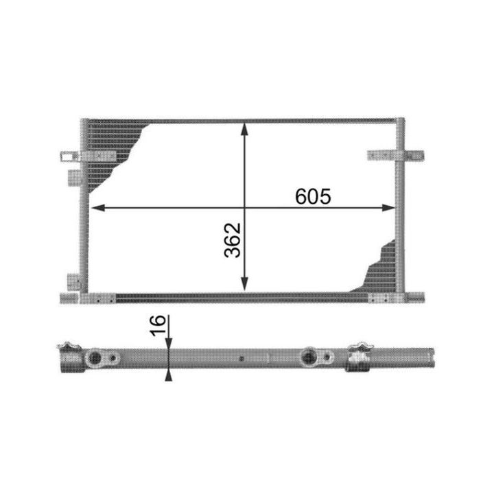 Kondensatorius, oro kondicionierius MAHLE AC 278 000P